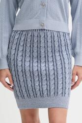 Guess pamut szoknya GISELLE mini, ceruza fazonú, W5YD68 Z3OU0 - kék M