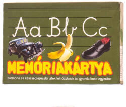 ABC memóriakártya 72 lapos
