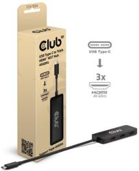 Club 3D Club 3D USB Hub - CSV-1554 (3.2 USB-C to 3xHDMI, 4k60Hz) (CSV-1554) - nyomtassingyen