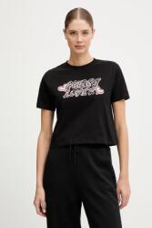 Guess t-shirt FOSCA fekete, V5BI06 J1314 - fekete L