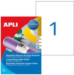 APLI Poliészter címkék 210x297 mm Agipa 100 lap