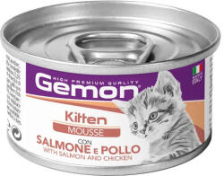 Gemon Mousse Kitten Macskaeledel (Lazac és Csirke) - 85 g
