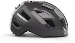 MET E-Mob kerékpáros sisak [fényes sötét szürke, 58-61 cm (L)]