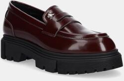 Calvin Klein Jeans gyerek mokaszin - burgundia 38