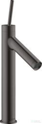 Hansgrohe AXOR STARCK 170 magasított mosdó csaptelep nem zárható leeresztővel, szálcsiszolt fekete króm 10123340 (10123340)