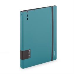 VERDE A4 4 gyűrűs 3x30 vegyes lappal türkiz gyűrűs mappa (2-706) - tintasziget