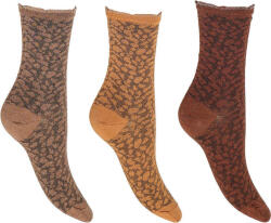 Fila WOMAN LIFESTYLE NORMAL PLAIN SOCKS 3 PACK 39 barna|narancssárga