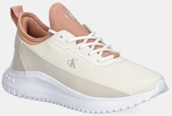 Calvin Klein sportcipő EVA RUNNER LOW LACE MIX IN bézs, női, YW0YW01759 - bézs Női 41