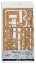 KOH-I-NOOR Műszaki sablon Építész KOH-I-NOOR