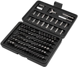 GRAPHITE Csavarhúzó bitkészlet mágneses szárral műanyag tokban 100db (56T515)