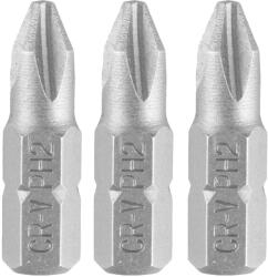 GRAPHITE Csavarhúzó bit PH2, 25mm, 3db, min. rendelés: 3db (56T542)