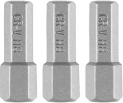 GRAPHITE Csavarhúzó bit imbusz H8, 25mm, 3db, min. rendelés: 3db (56T528)