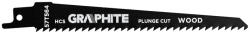 GRAPHITE Orrfűrészlap, HCS, 5TPI, 152X19X1, 25mm, fához (57T564) - szerszamparadicsom