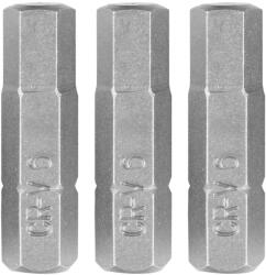 GRAPHITE Csavarhúzó bit imbusz H6, 25mm, 3db, min. rendelés: 3db (56T529)