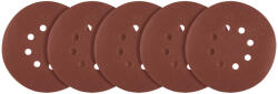 GRAPHITE Csiszolókorong tépőzáras 150mm, P180, 8 lyukas, 5db (58T281)