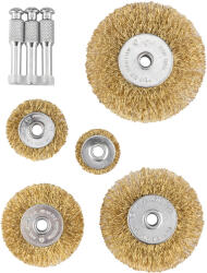 GRAPHITE Drótkorong, körkefe készlet, 5db-os, 3db befogószárral (57T403) - szerszamparadicsom