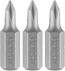 GRAPHITE Csavarhúzó bit PH0, 25mm, 3db, min. rendelés: 3db (56T544)