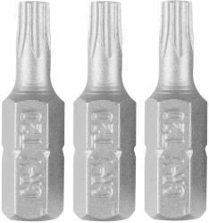 GRAPHITE Csavarhúzó bit T20, 25mm, 3db, min. rendelés: 3db (56T522)