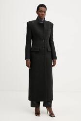 PINKO baba gyapjúkeverék pulóver - fekete 40