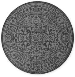 Hanse Home Covor pentru exterior și interior alb-negru rotund ø 160 cm Duet Kona - NORTHRUGS Covor