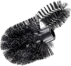 WENKO Cap pentru peria de WC negru din plastic Ø 8 cm - Wenko