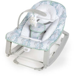 Ingenuity Keep Cozy 3in1 Rezgő Pihenőszék Spruce Újszülött Kortól - Hintázó, Ringató és Fix Üzemmód, 2 Dönthető Pozíció, 5 Pontos Biztonsági Öv, 18kg Súlyhatárig (074451126374)