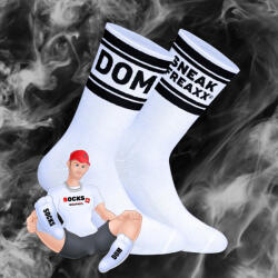 SneakFreaxx DOM SneakFreaxx - prémium fehér zoknik érzéki stílusban - szexvital