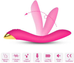 Armony ARMONY Flamingo - többszörös pozíciójú vibrátor fukszia színben