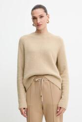 HUGO BOSS gyapjúkeverék pulóver bézs, 50478315 - zöld XL