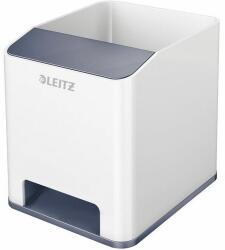 Leitz WOW Sound kettős színhatású tolltartó fehér-szürke (E53631001)