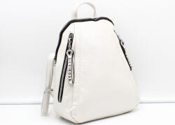 Silvia Rosa gyöngyház fehér női műbőr hátizsák sr6634