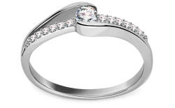 Heratis Forever Fehér arany eljegyzési gyűrű 0, 200 ct gyémántokkal Belanie 2 ROYBR064AB