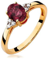 Heratis Forever Rodolit gyűrű gyémántokkal BSBR037RP