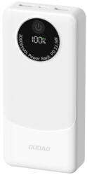 Dudao K12Pro Power Bank 20000mAh USB / USB-C 22.5W, fehér