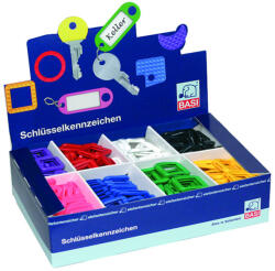 BASI SK 8560 kulcsjelölő gyűrű vegyes színekben (200 db) (4026434051018)