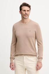 Tommy Hilfiger pamut pulóver könnyű, fekete, MW0MW36347 - bézs L - answear - 40 990 Ft