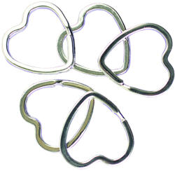 BASI SR 0150 szív formájú kulcskarika (5db) (4026434154665)