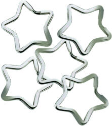 BASI SR 0151 csillag formájú kulcskarika (5db) (4026434154672)