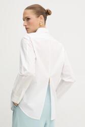 PINKO pamut ing galléros, fehér, regular, 105058 A2CR - fehér 38