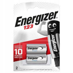 Energizer Lítium akkumulátoros Energizer 123 CR123 CR123A 3V buborékcsomagolás 2db (ENEBAT2510)