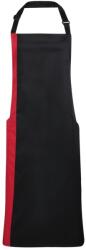 Premier Workwear Șorț de bucătar în 2 culori - Neagră / roșie (PR162-1000143326)