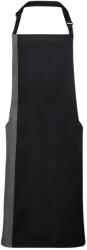 Premier Workwear Șorț de bucătar în 2 culori - Neagră / gri închis (PR162-1000143322)