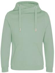 Just Hoods Hanorac fără fermoar cu guler modern - Dusty green | 2XL (JH021-1000326668)