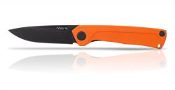 ANV ANV Z200 - DLC Black, G10 Orange, Liner Lock (ANVZ200-023)