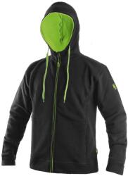 CXS Hanorac bărbați HARRISON - Neagră / verde | M (1520-010-808-93)