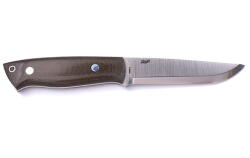 Brisa Brisa Trapper 115 Elmax Scandi / Green Micarta / Sheath Bushcraft 115 (074-2071-1561)