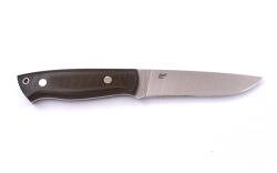 Brisa Brisa Trapper 115 Elmax Flat / Green Micarta / Sheath Bushcraft 115 (075-2071-1561)
