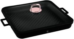 Berlinger Haus Tava grill patrata cu capac 34 cm Black Rose Berlinger Haus BH 7789, antiaderenta, negru