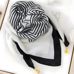 HARAHU TH-38916 Kendő - Fekete / Fehér KP38916