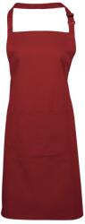 Premier Workwear Șorț de bucătărie cu cordon de gât și buzunar - Vin (PR154-1000143208)